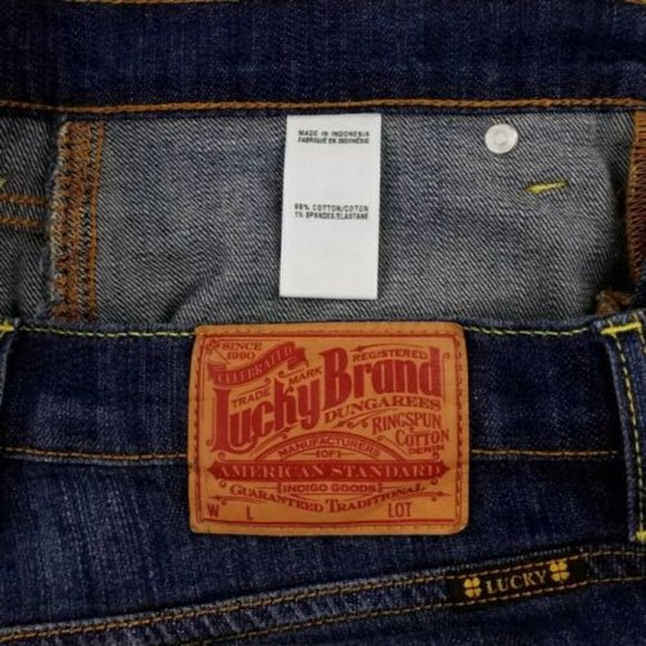 Lucky Brand Easy Rider Blue Stonewash Distressed Denim Capri Jeans Womens Size 8 - Picture 13 of 14